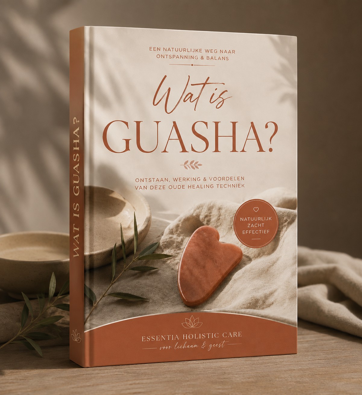Cover van het ebook 'Wat is Guasha?' door Essentia Holistic Care